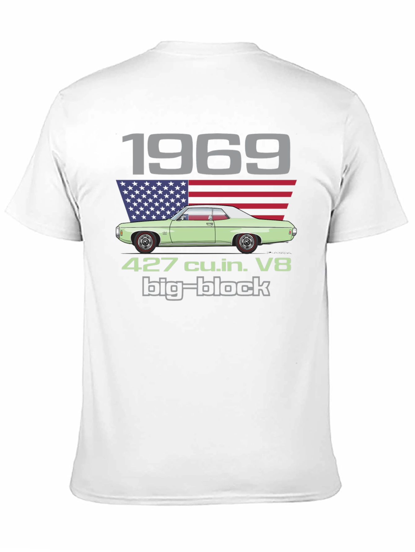 1969 Classic Car T-Shirt - 427 Big Block