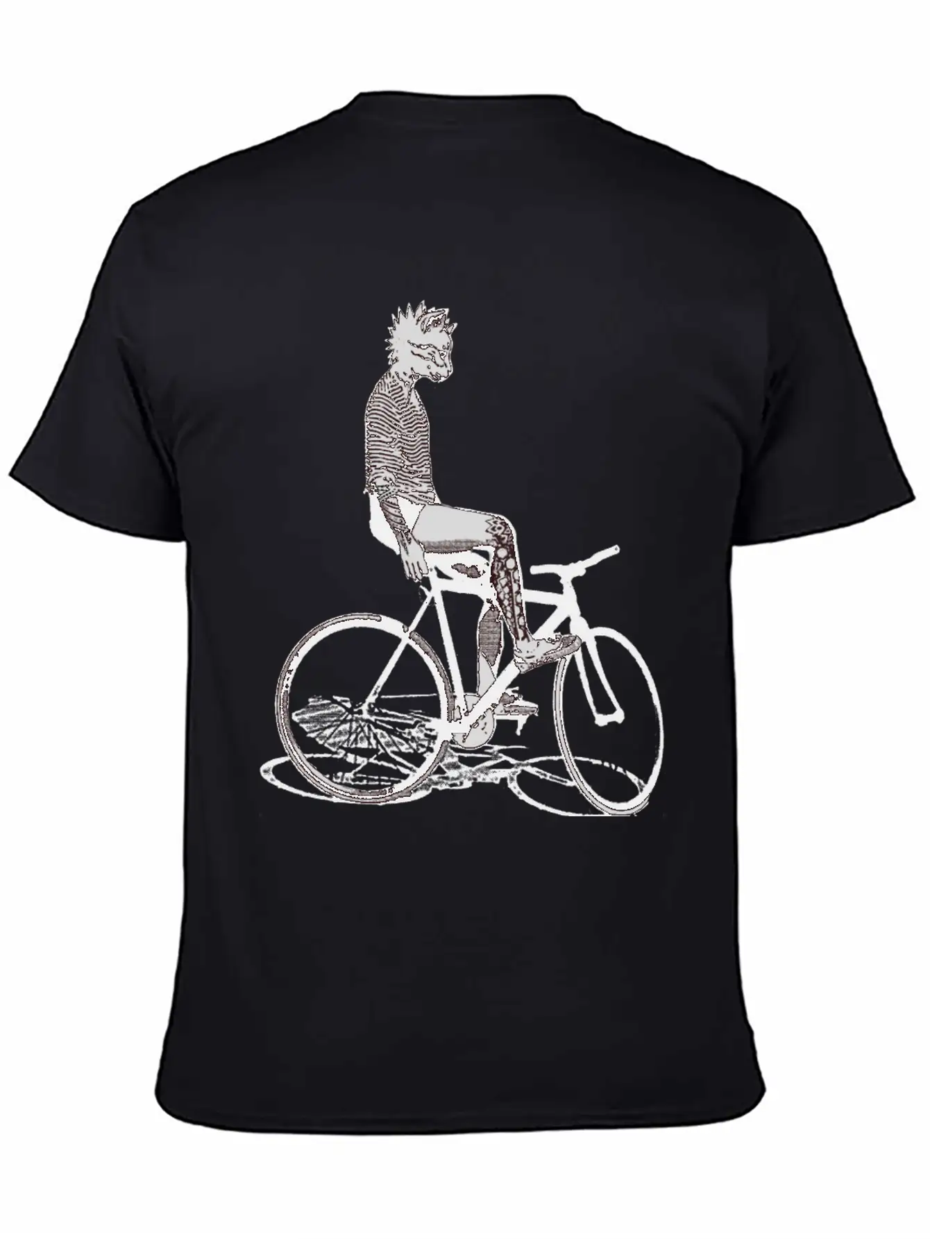 Bike Punk Unisex Casual T-Shirt – Clean Design For Daily Comfort