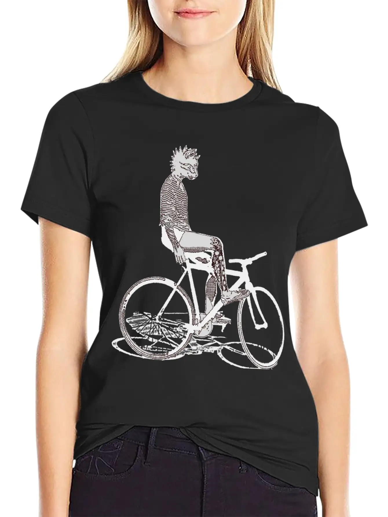 Bike Punk Unisex Casual T-Shirt – Clean Design For Daily Comfort