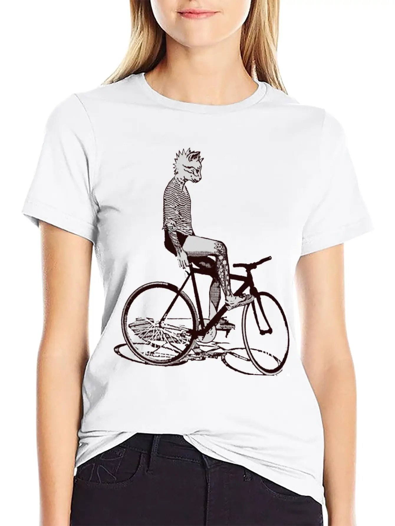 Bike Punk Unisex Casual T-Shirt – Clean Design For Daily Comfort