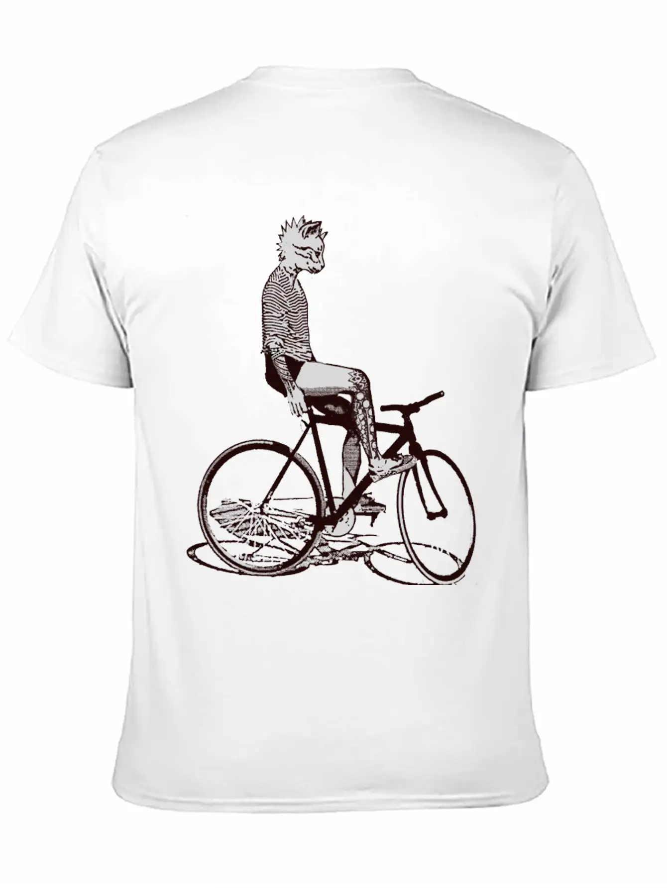 Bike Punk Unisex Casual T-Shirt – Clean Design For Daily Comfort