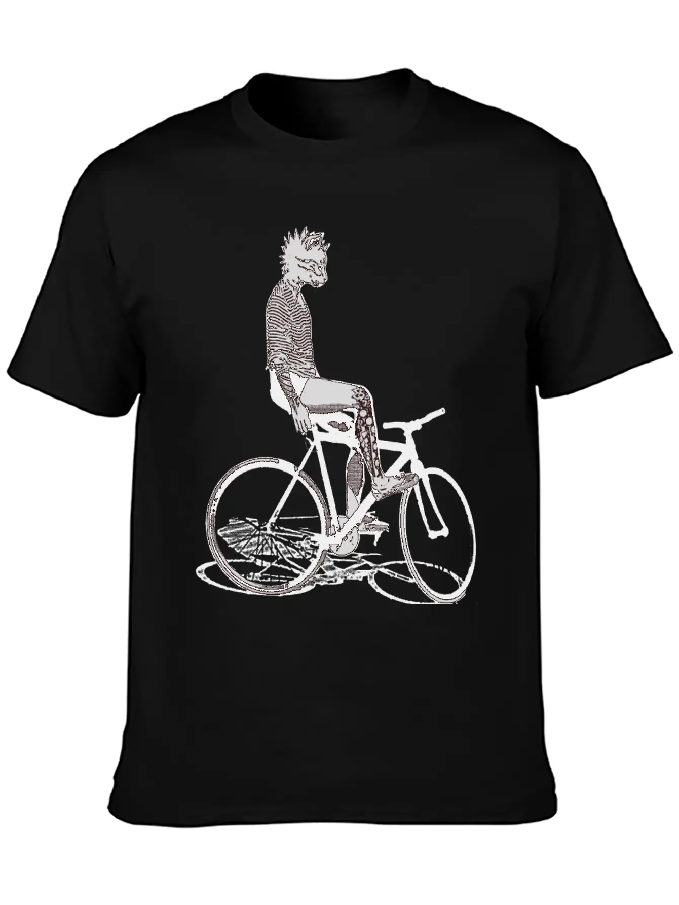 Bike Punk Unisex Casual T-Shirt – Clean Design For Daily Comfort