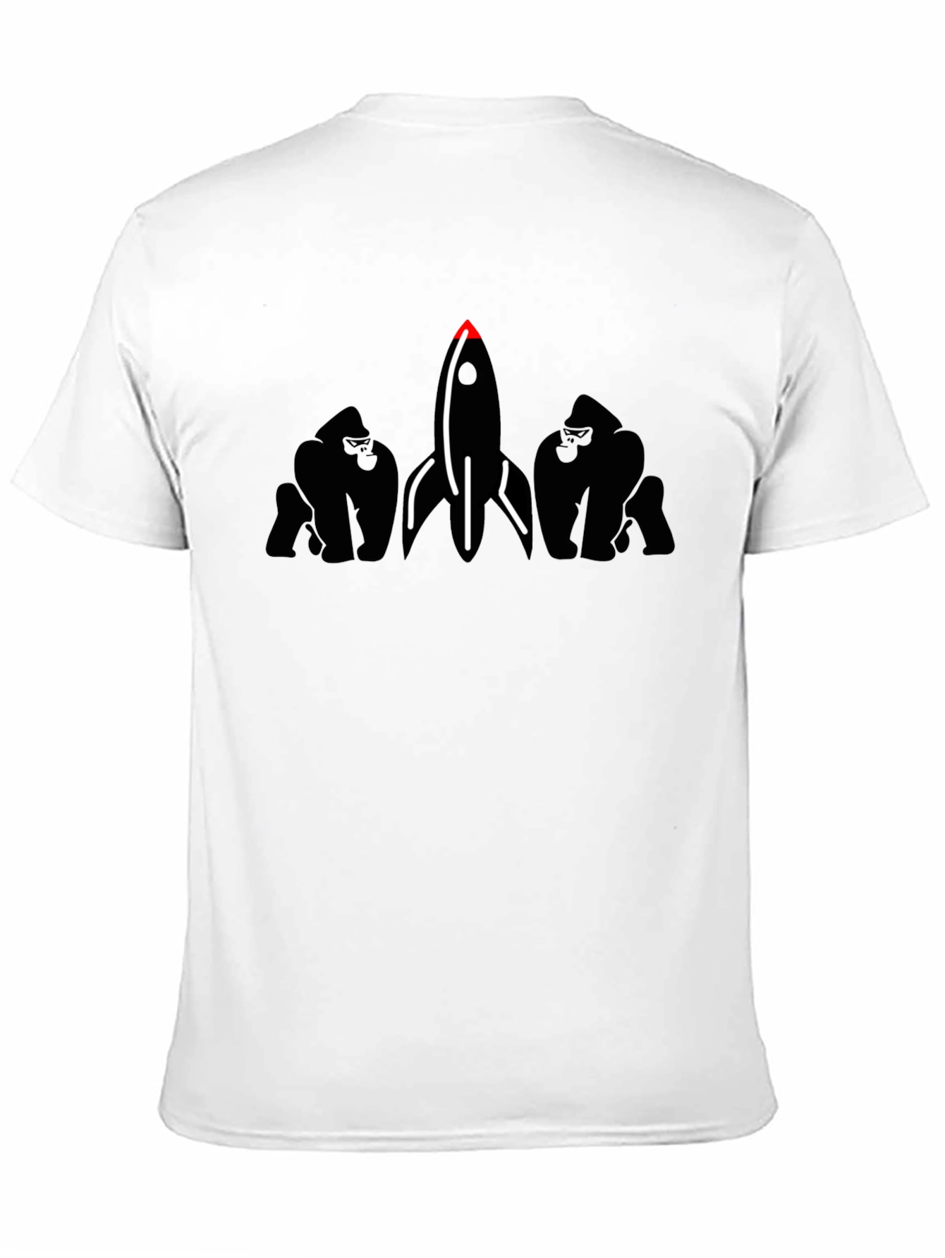 Gorilla Rocket Black T-Shirt