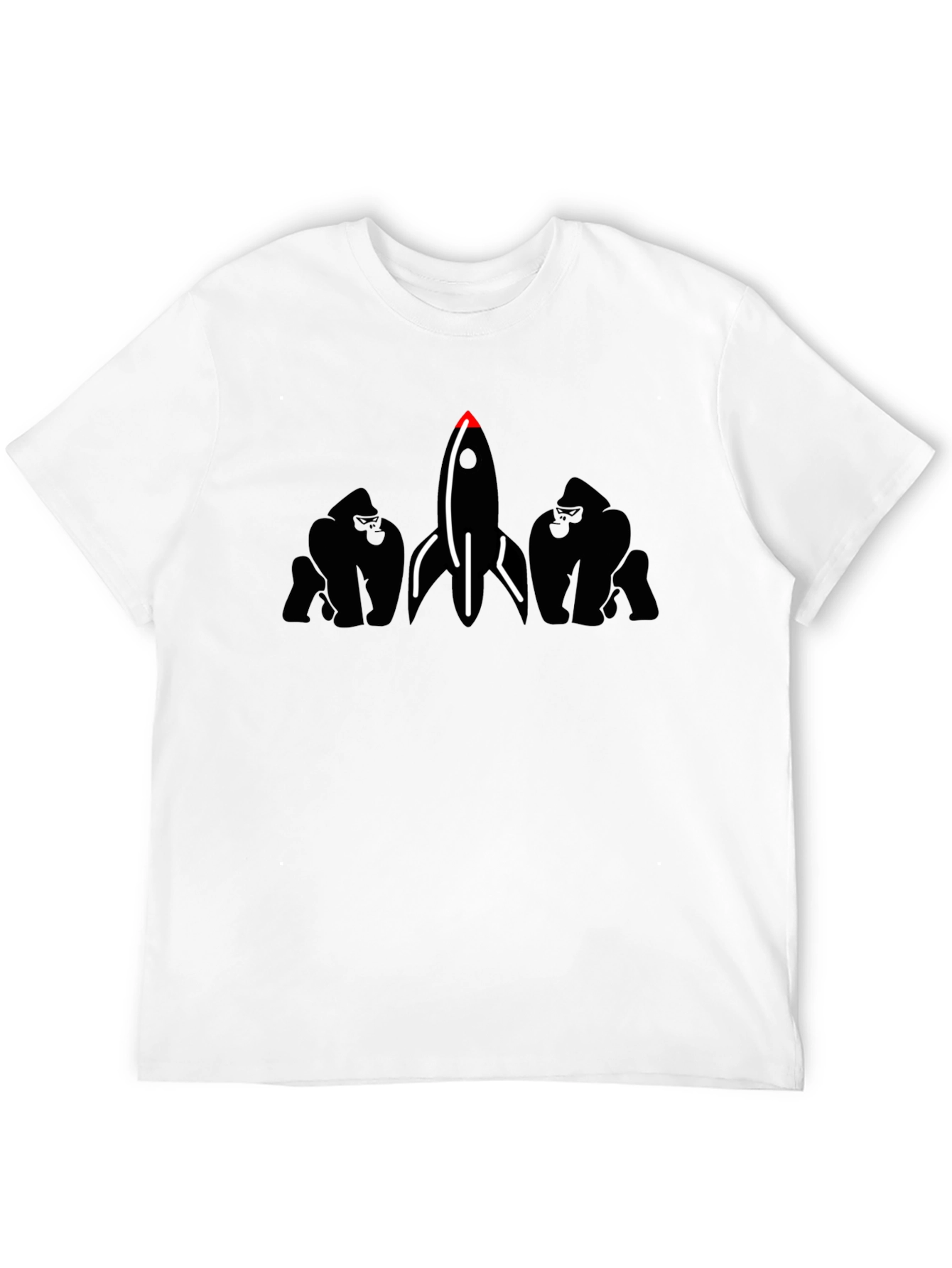 Gorilla Rocket Black T-Shirt