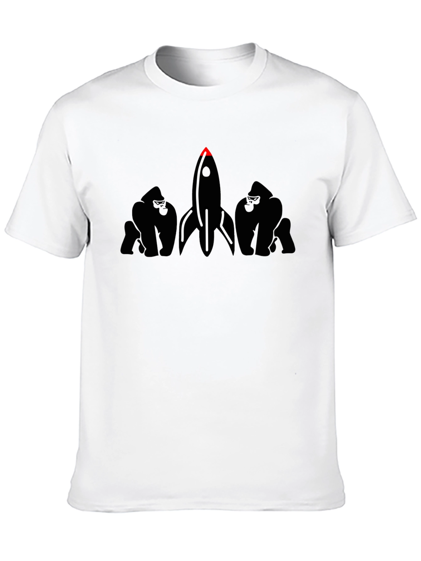 Gorilla Rocket Black T-Shirt