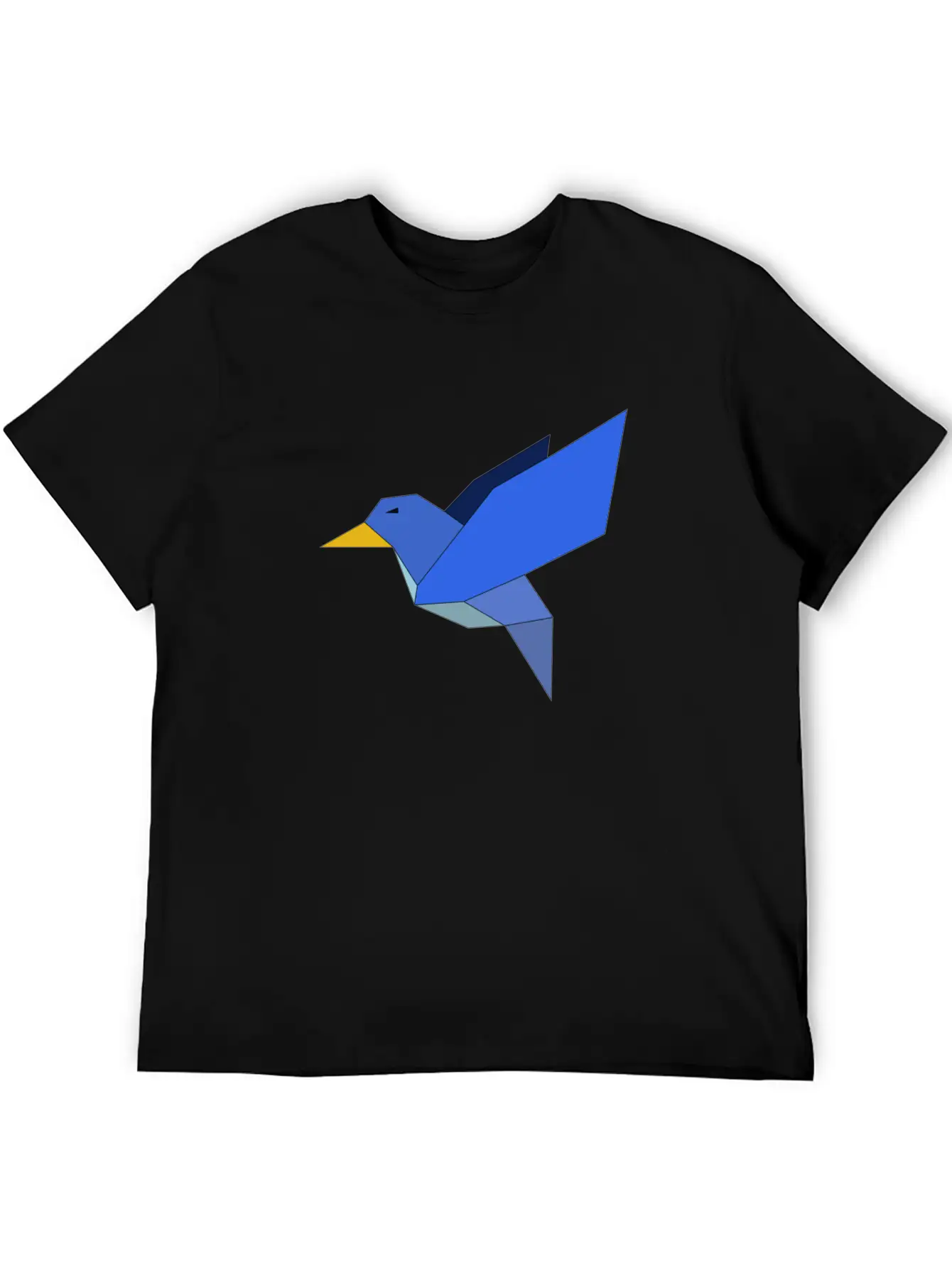 Bird Geometrical Unisex Casual T-Shirt – Clean Design For Daily Comfort