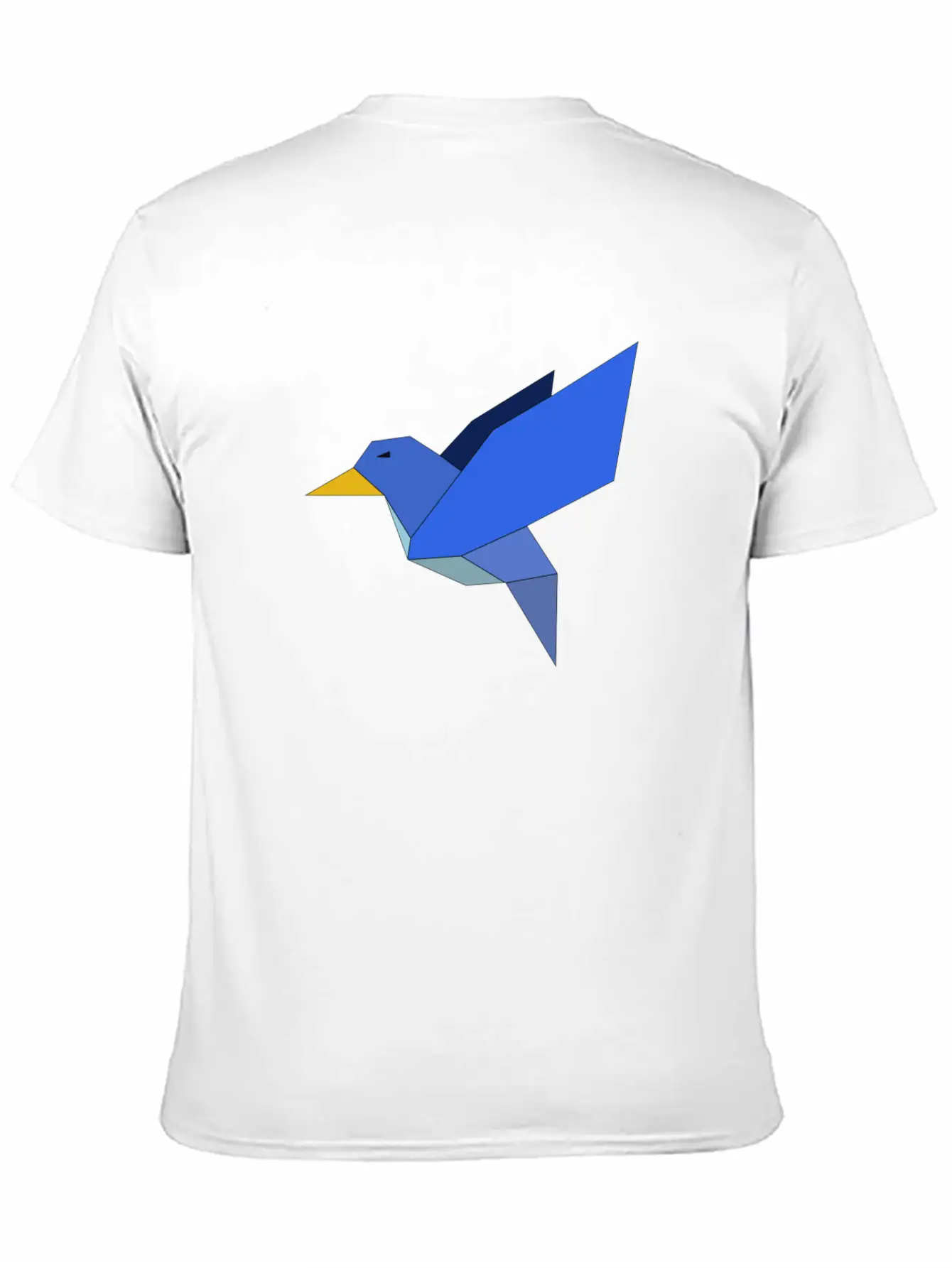 Bird Geometrical Unisex Casual T-Shirt – Clean Design For Daily Comfort