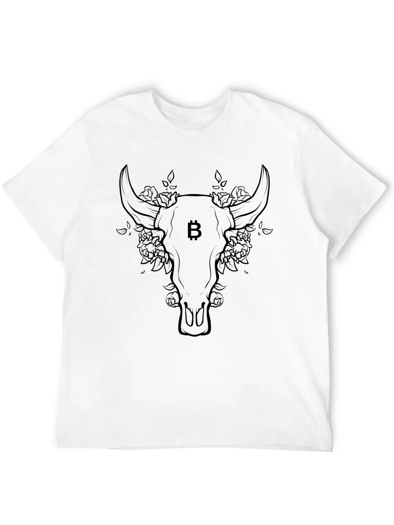 BITCOIN BULL Unisex Casual T-Shirt – Clean Design For Daily Comfort