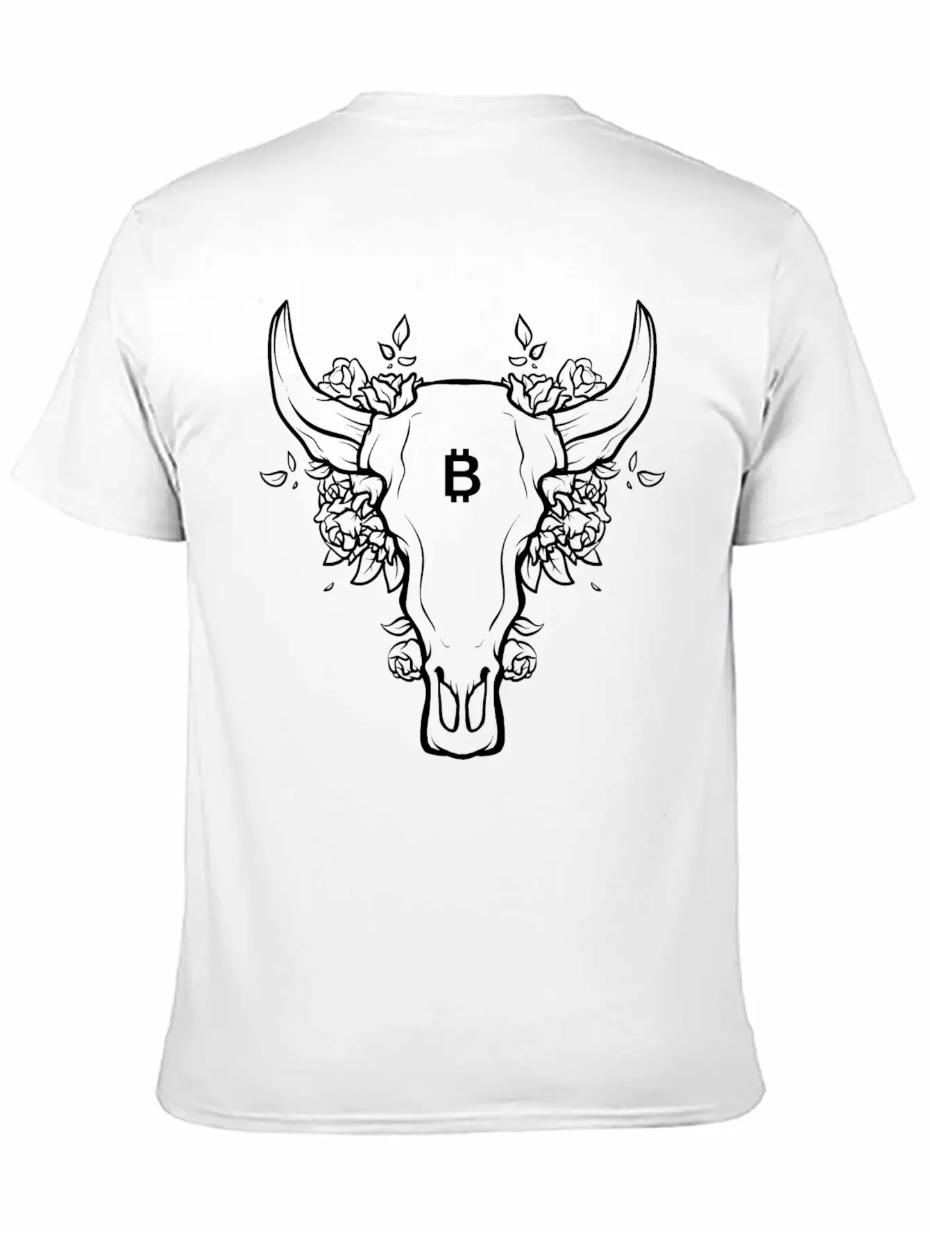 BITCOIN BULL Unisex Casual T-Shirt – Clean Design For Daily Comfort