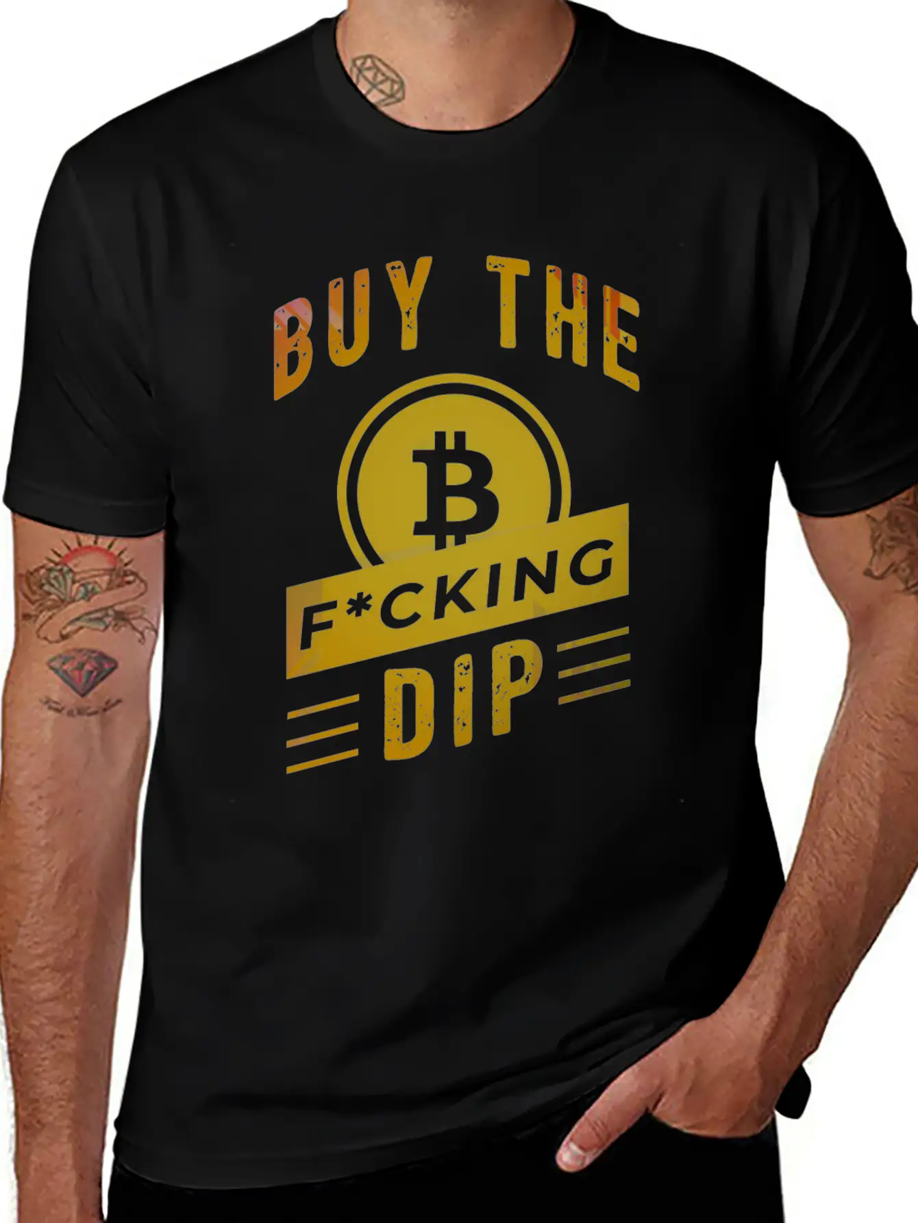 Bitcoin Crypto Father Dad Trader Crypto Unisex Casual T-Shirt – Clean Design For Daily Comfort