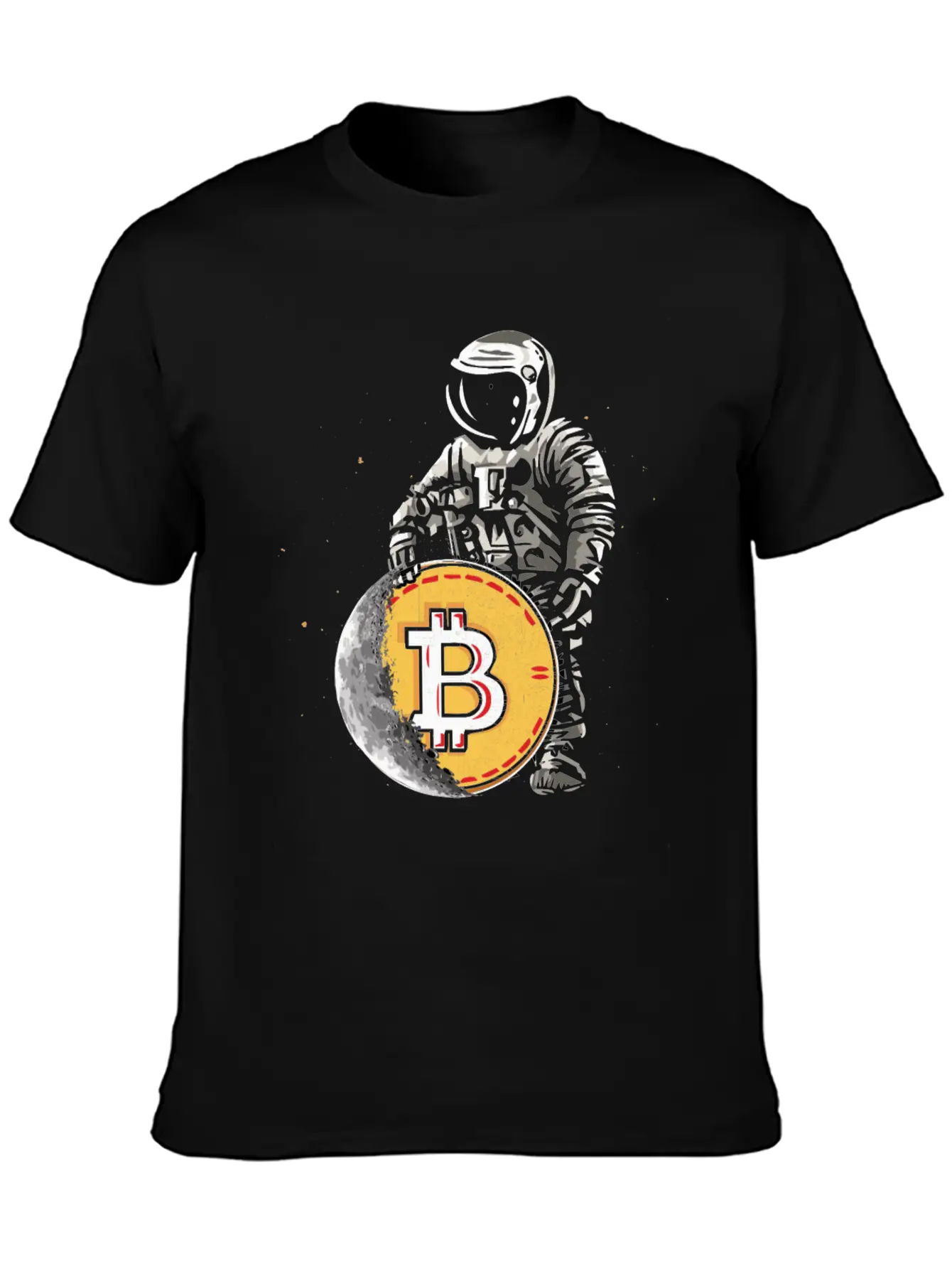 Bitcoin Never Sleeps Bitcoin BTC Crypto Currency Unisex Casual T-Shirt – Clean Design For Daily Comfort