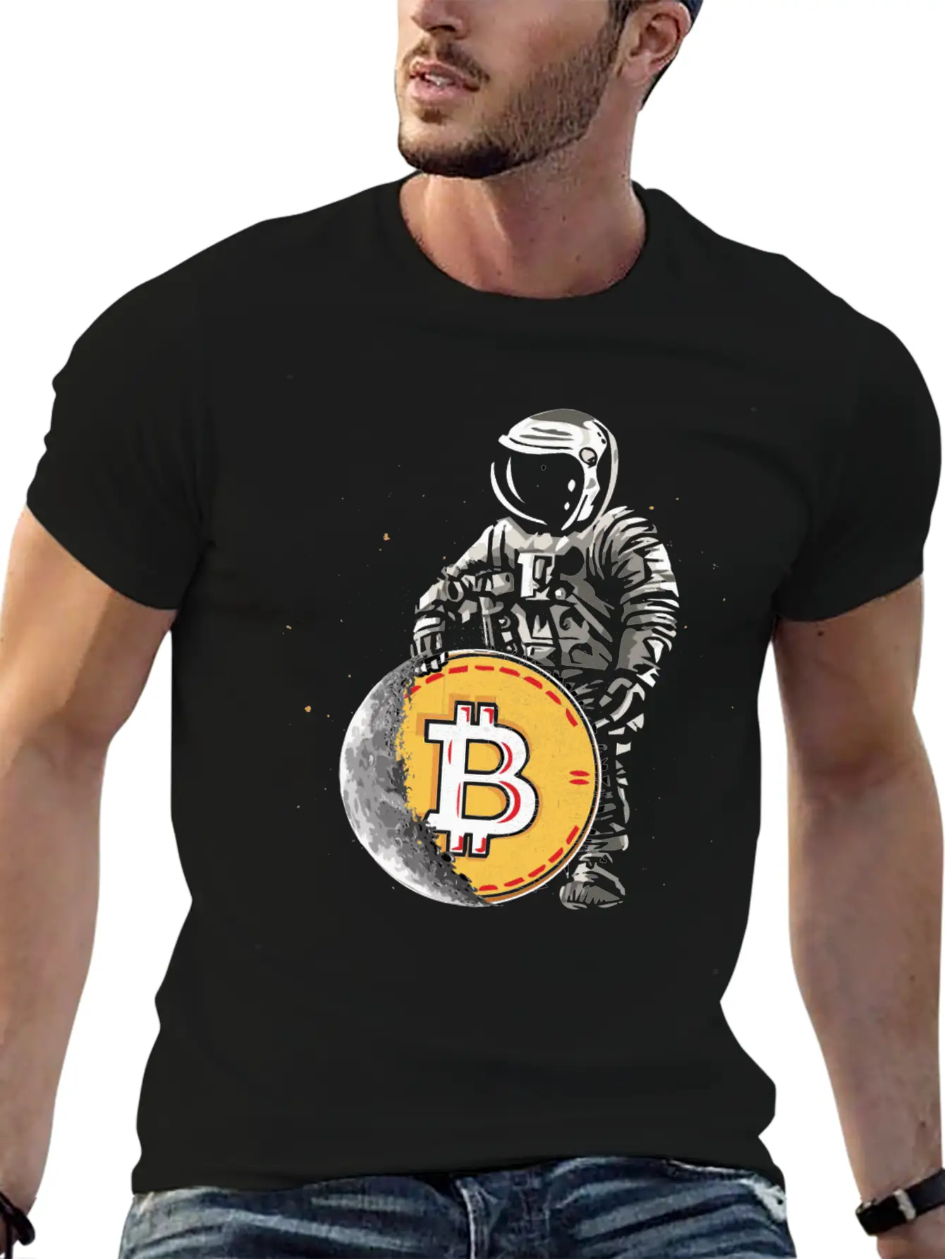 Bitcoin Never Sleeps Bitcoin BTC Crypto Currency Unisex Casual T-Shirt – Clean Design For Daily Comfort