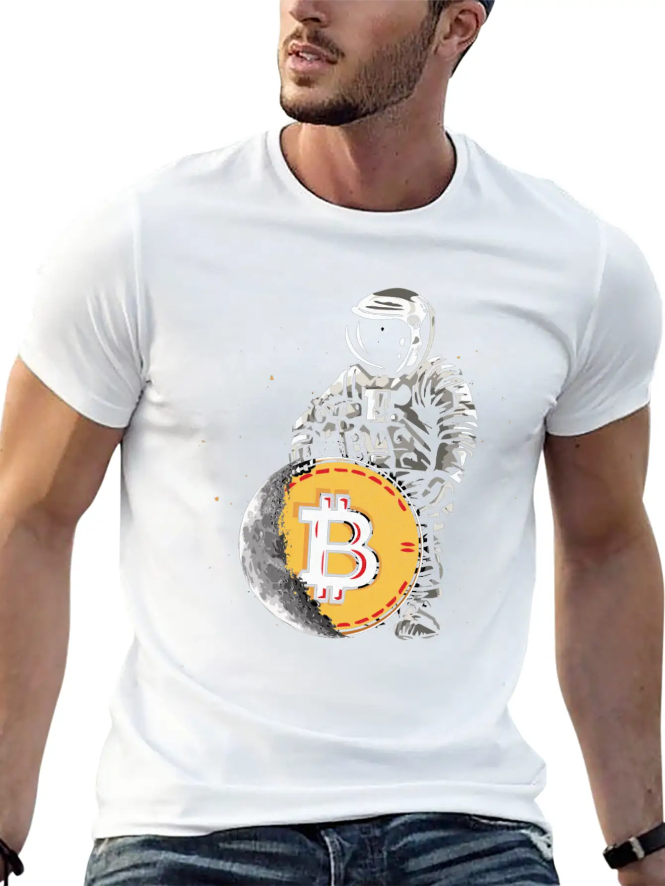 Bitcoin Never Sleeps Bitcoin BTC Crypto Currency Unisex Casual T-Shirt – Clean Design For Daily Comfort