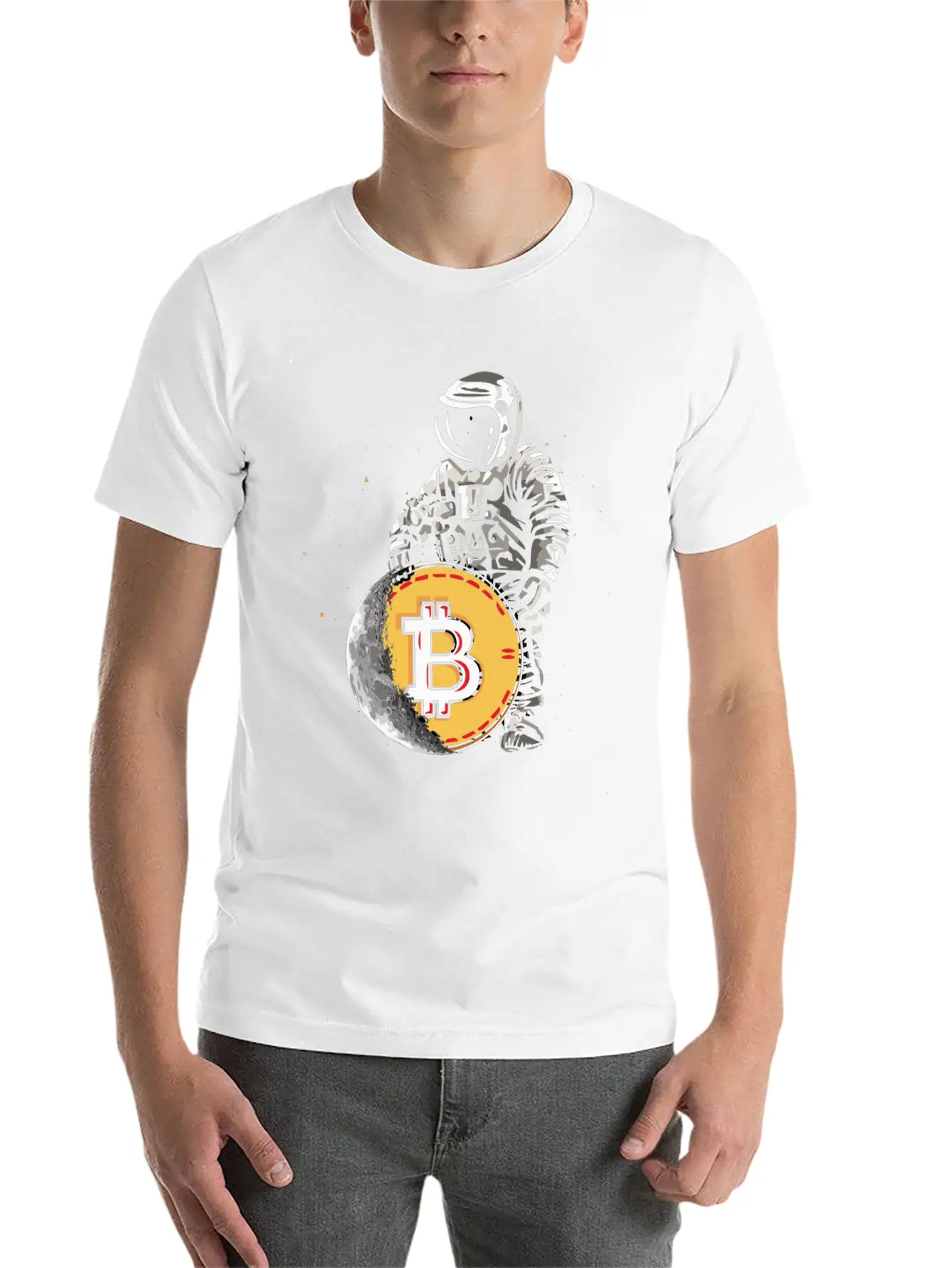 Bitcoin Never Sleeps Bitcoin BTC Crypto Currency Unisex Casual T-Shirt – Clean Design For Daily Comfort