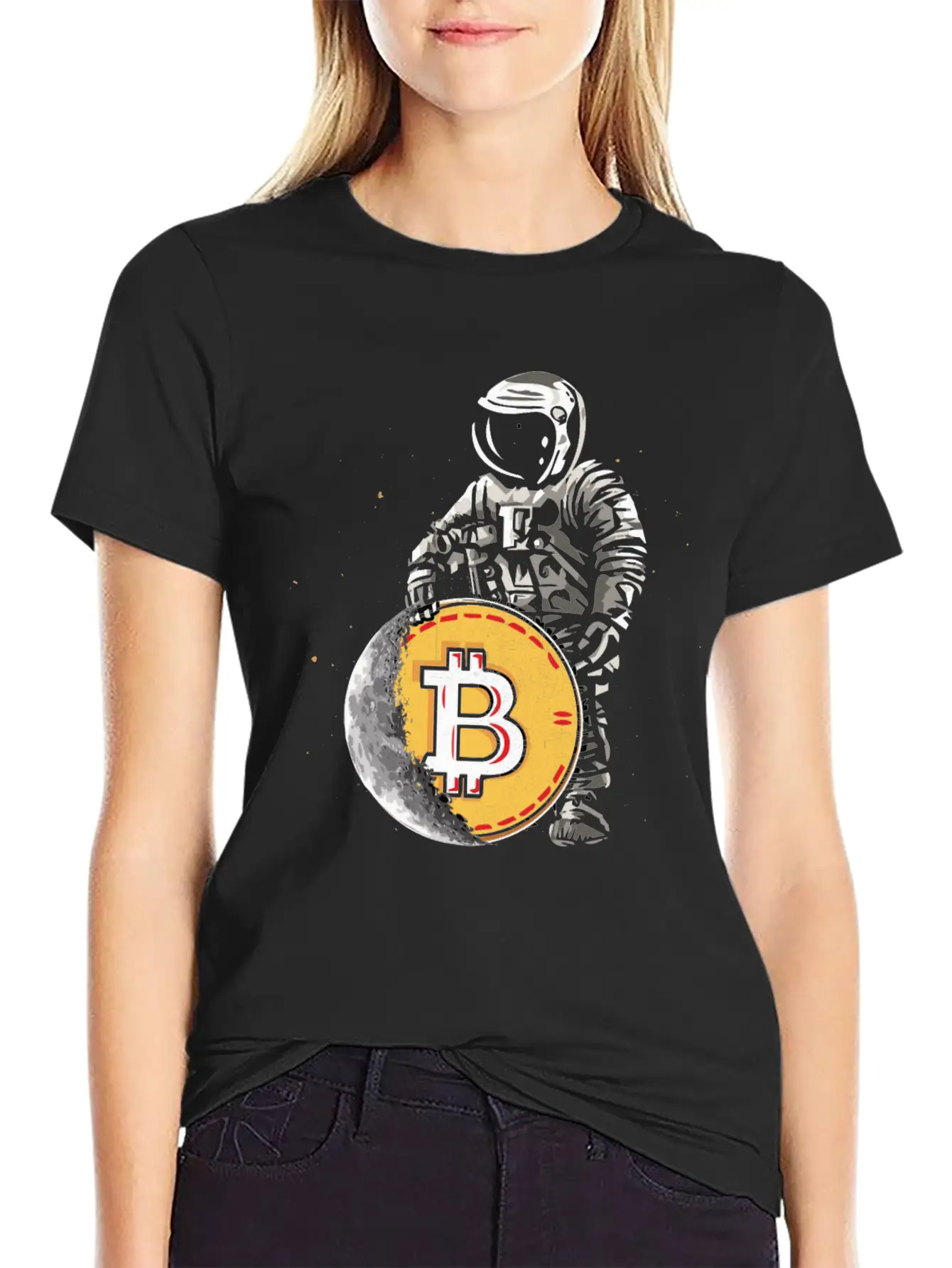 Bitcoin Never Sleeps Bitcoin BTC Crypto Currency Unisex Casual T-Shirt – Clean Design For Daily Comfort