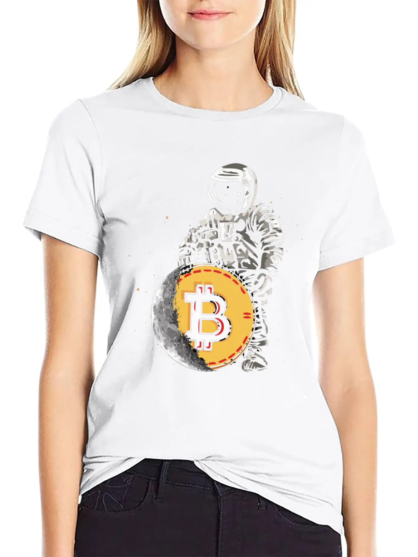 Bitcoin Never Sleeps Bitcoin BTC Crypto Currency Unisex Casual T-Shirt – Clean Design For Daily Comfort