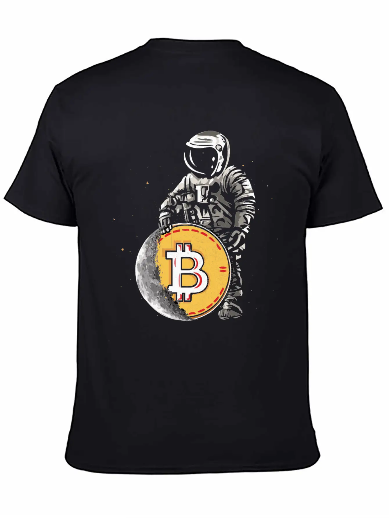 Bitcoin Never Sleeps Bitcoin BTC Crypto Currency Unisex Casual T-Shirt – Clean Design For Daily Comfort