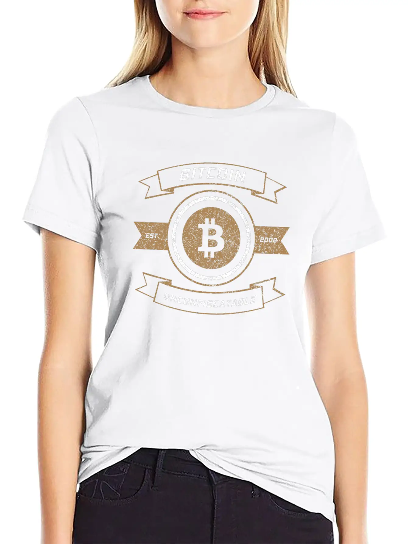 Bitcoin Unconfiscatable I Cool BTC Bitcoin Freedom Unisex Casual T-Shirt – Clean Design For Daily Comfort