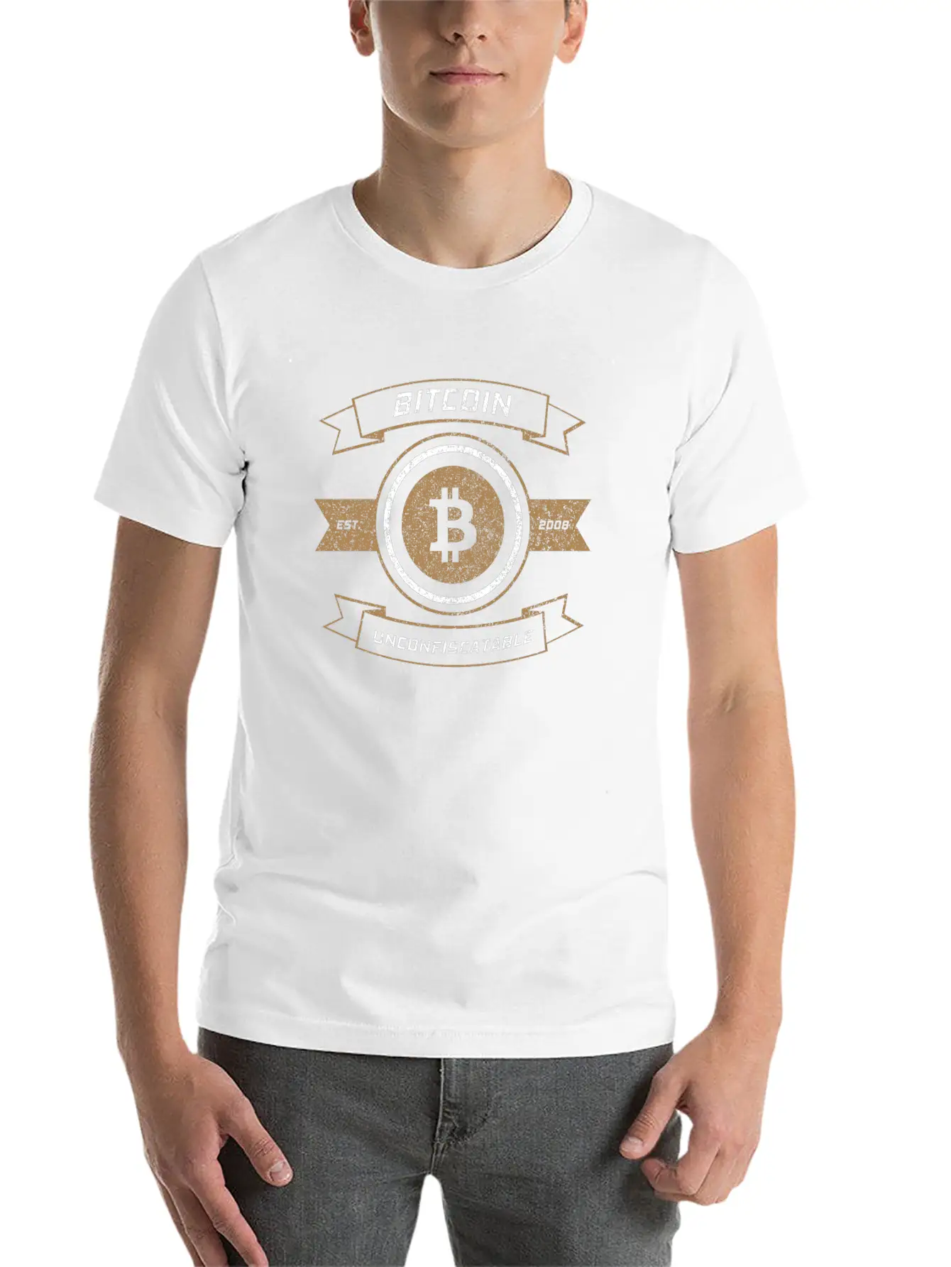 Bitcoin Unconfiscatable I Cool BTC Bitcoin Freedom Unisex Casual T-Shirt – Clean Design For Daily Comfort