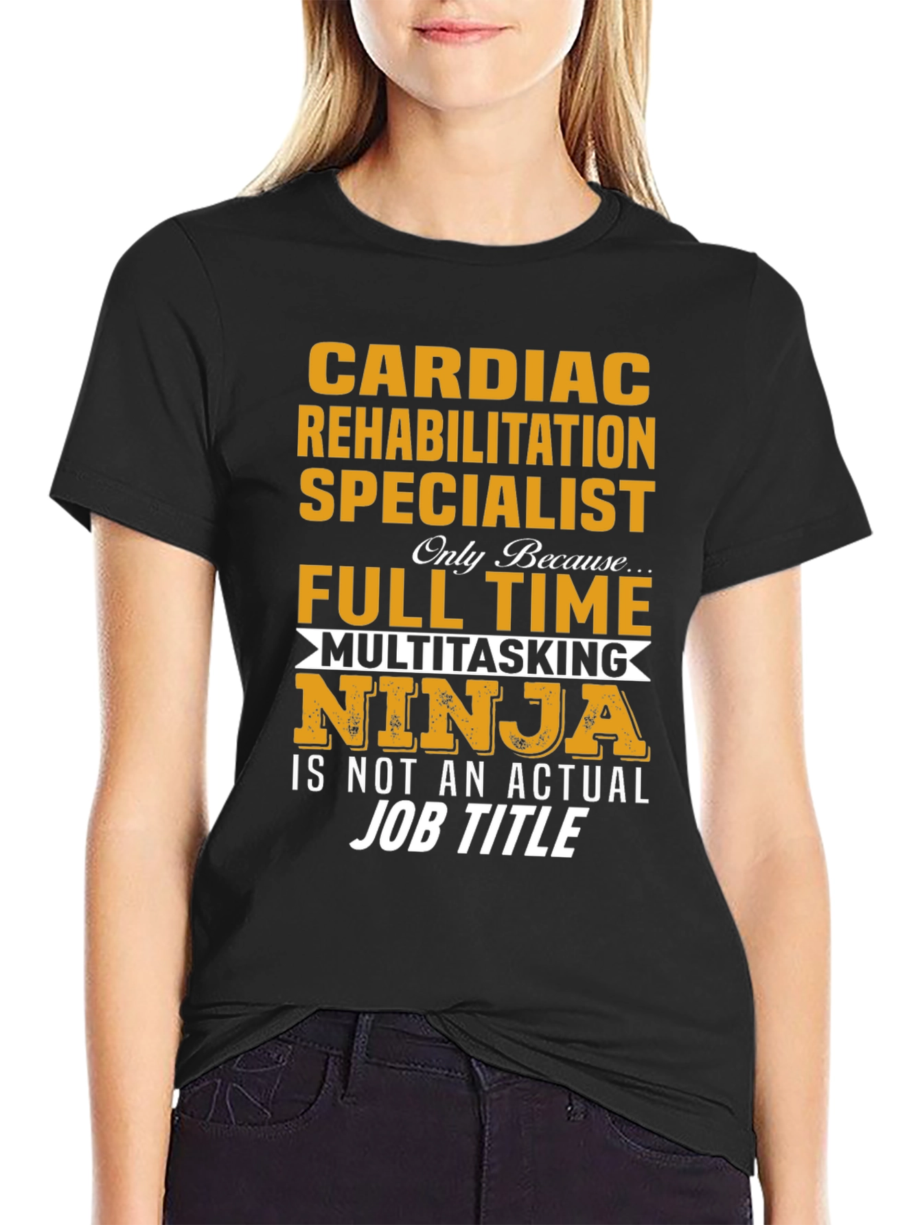 Cardiac Rehab Specialist T-Shirt Ninja Multitasking