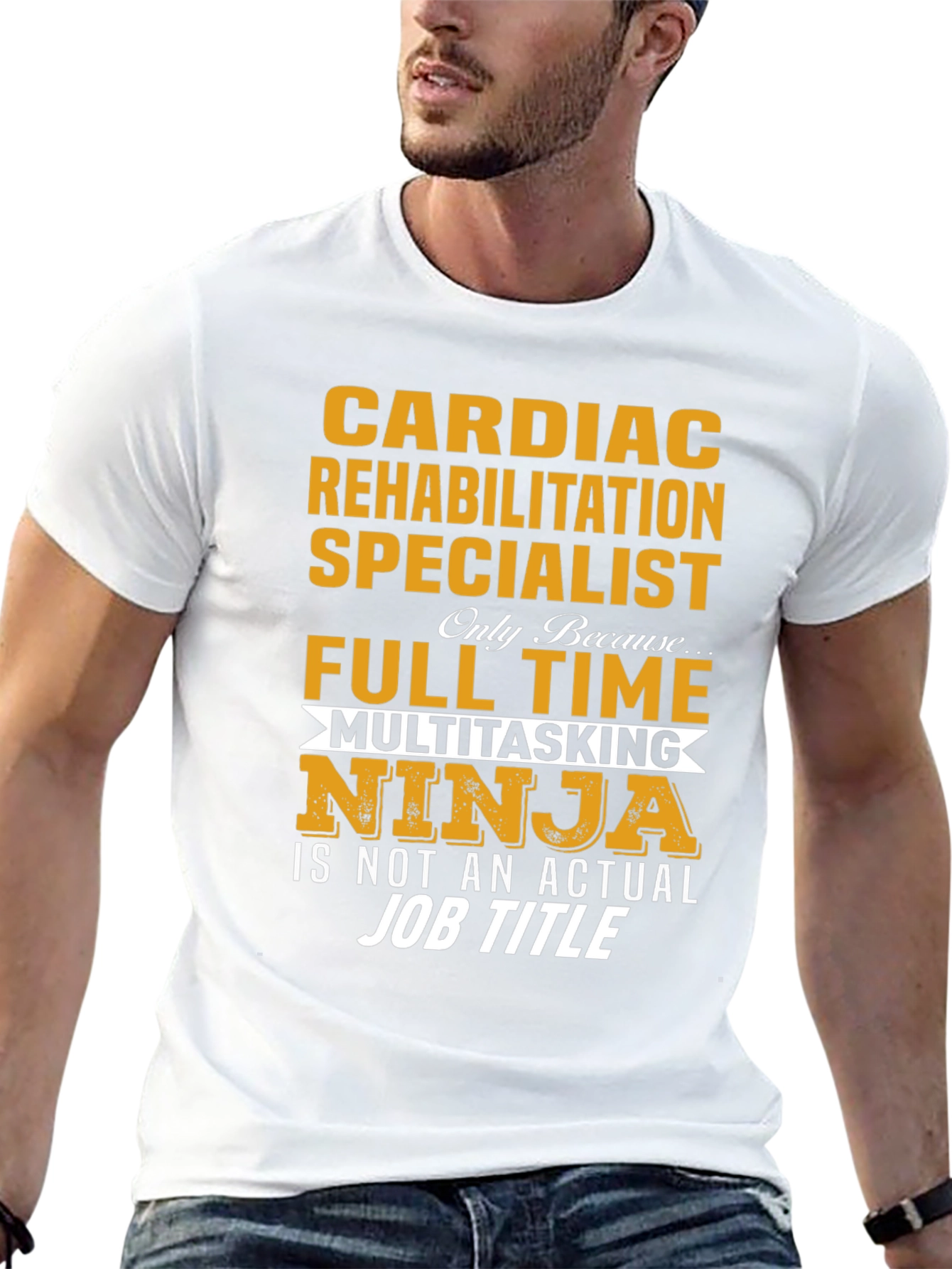 Cardiac Rehab Specialist T-Shirt Ninja Multitasking