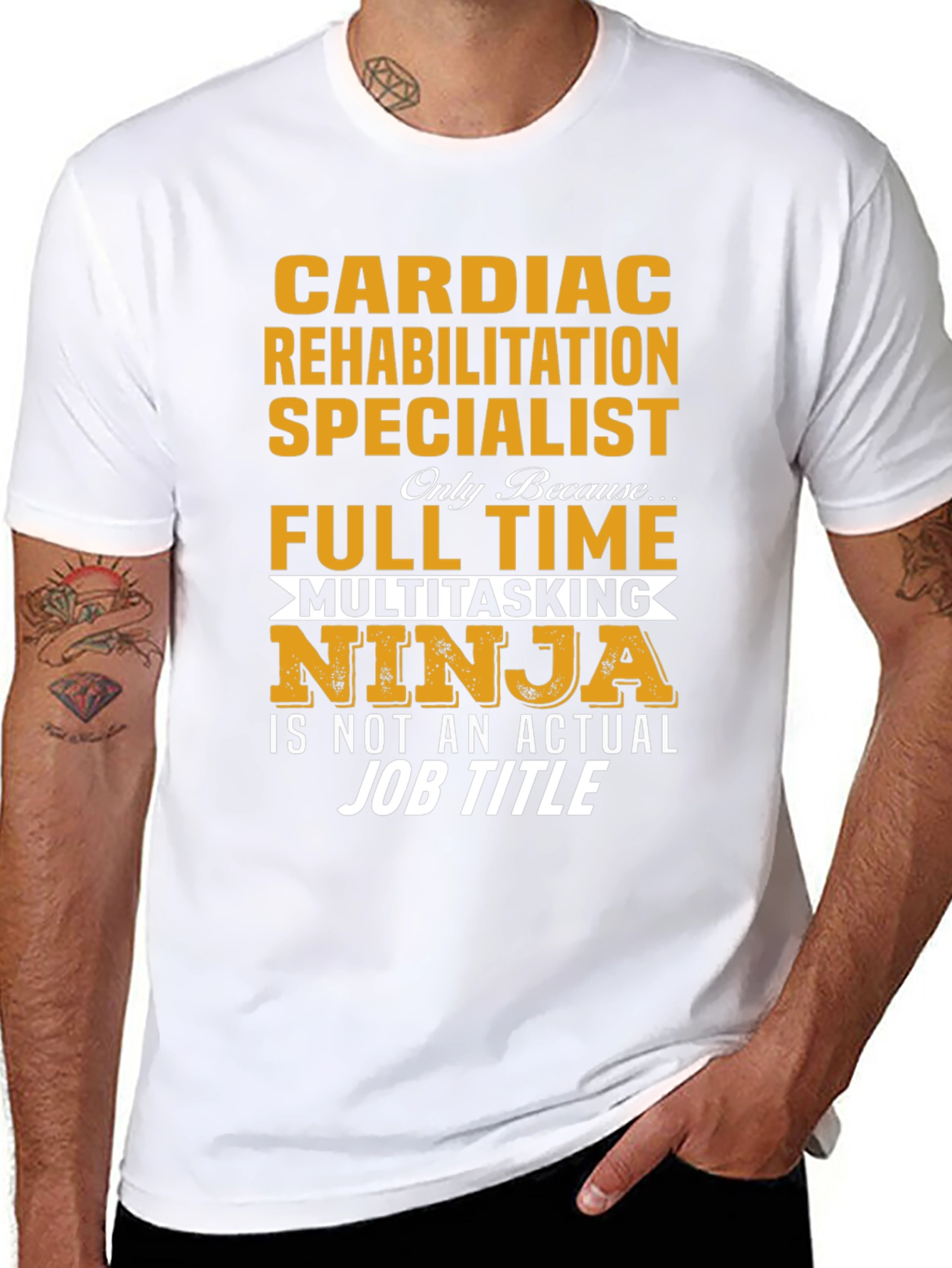Cardiac Rehab Specialist T-Shirt Ninja Multitasking