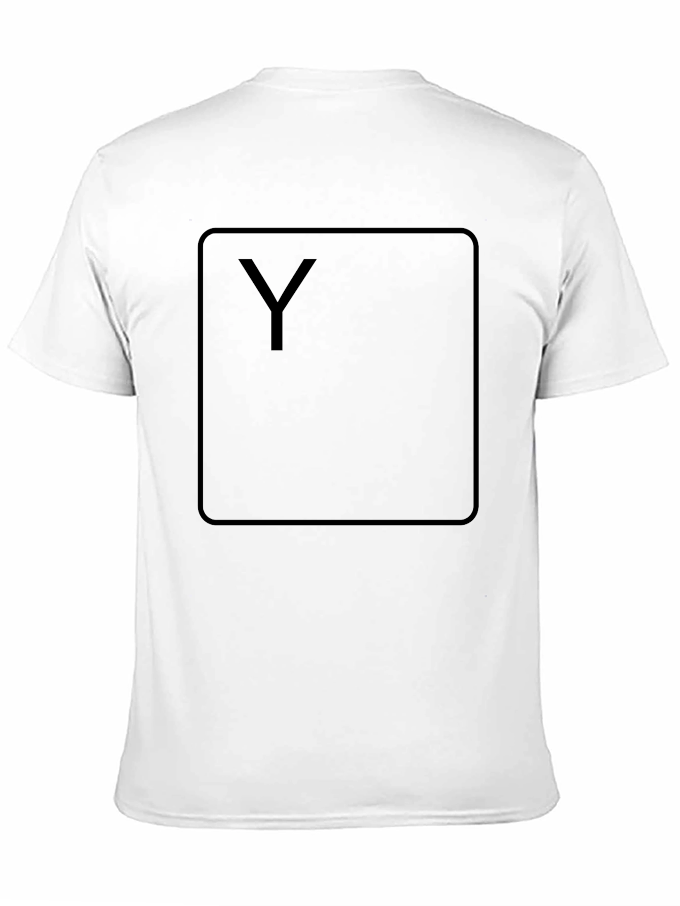 Black Y Graphic Tee - Modern Style