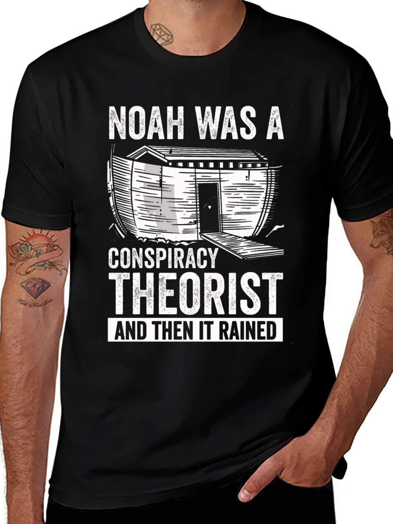 Noah Conspiracy Theorist Funny T-Shirt