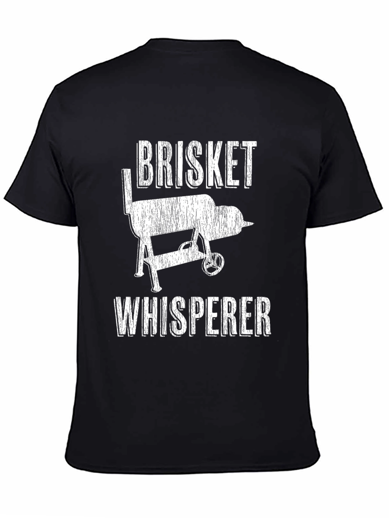 Brisket Whisperer Graphic T-Shirt - BBQ Grill Design