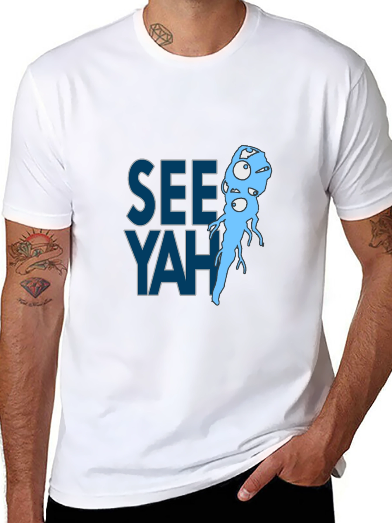 See Yah! T-Shirt - Unique Graphic Print Tee