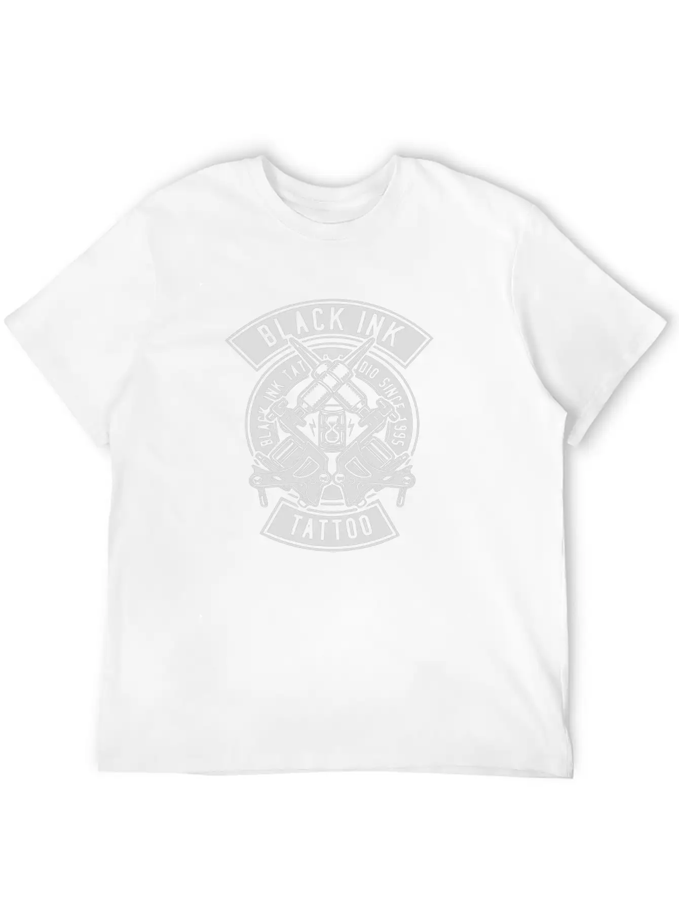 Black Ink Tattoo Unisex Casual T-Shirt – Clean Design For Daily Comfort