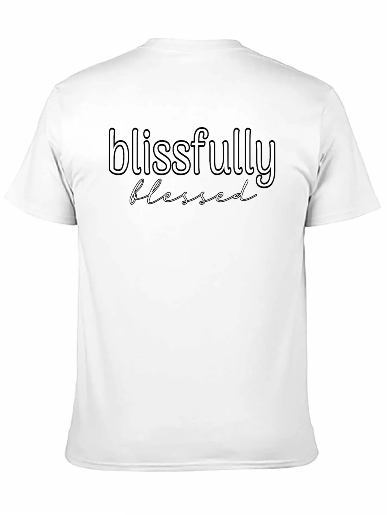 Blissfully Blessed Unisex Casual T-Shirt – Clean Design For Daily Comfort