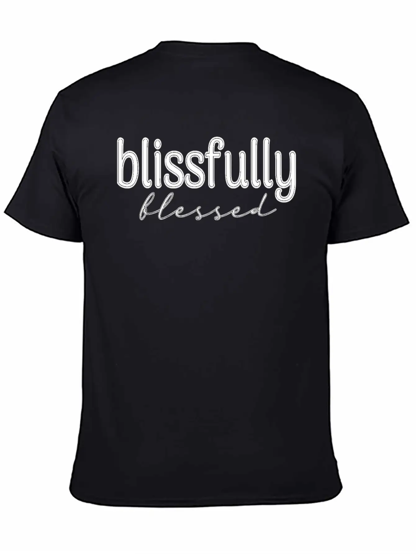 Blissfully Blessed Unisex Casual T-Shirt – Clean Design For Daily Comfort