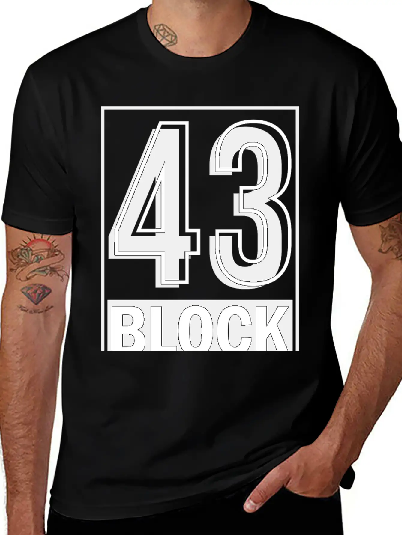 Block 43 Unisex Casual T-Shirt – Clean Design For Daily Comfort