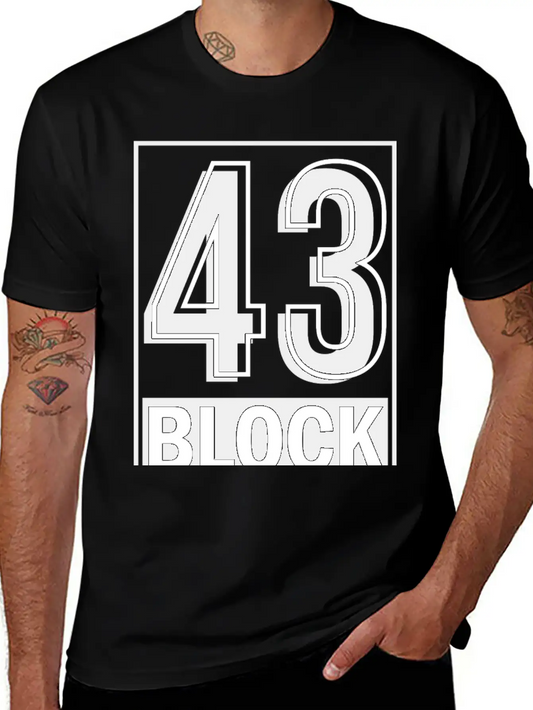 Block 43 Unisex Casual T-Shirt – Clean Design For Daily Comfort