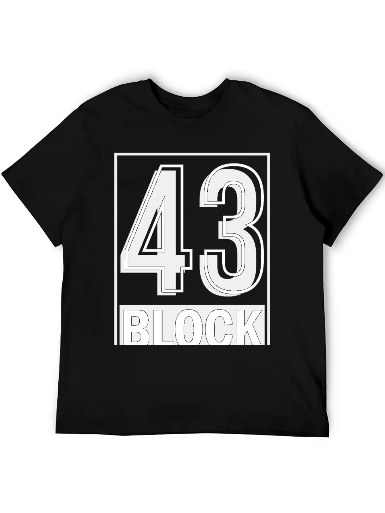 Block 43 Unisex Casual T-Shirt – Clean Design For Daily Comfort