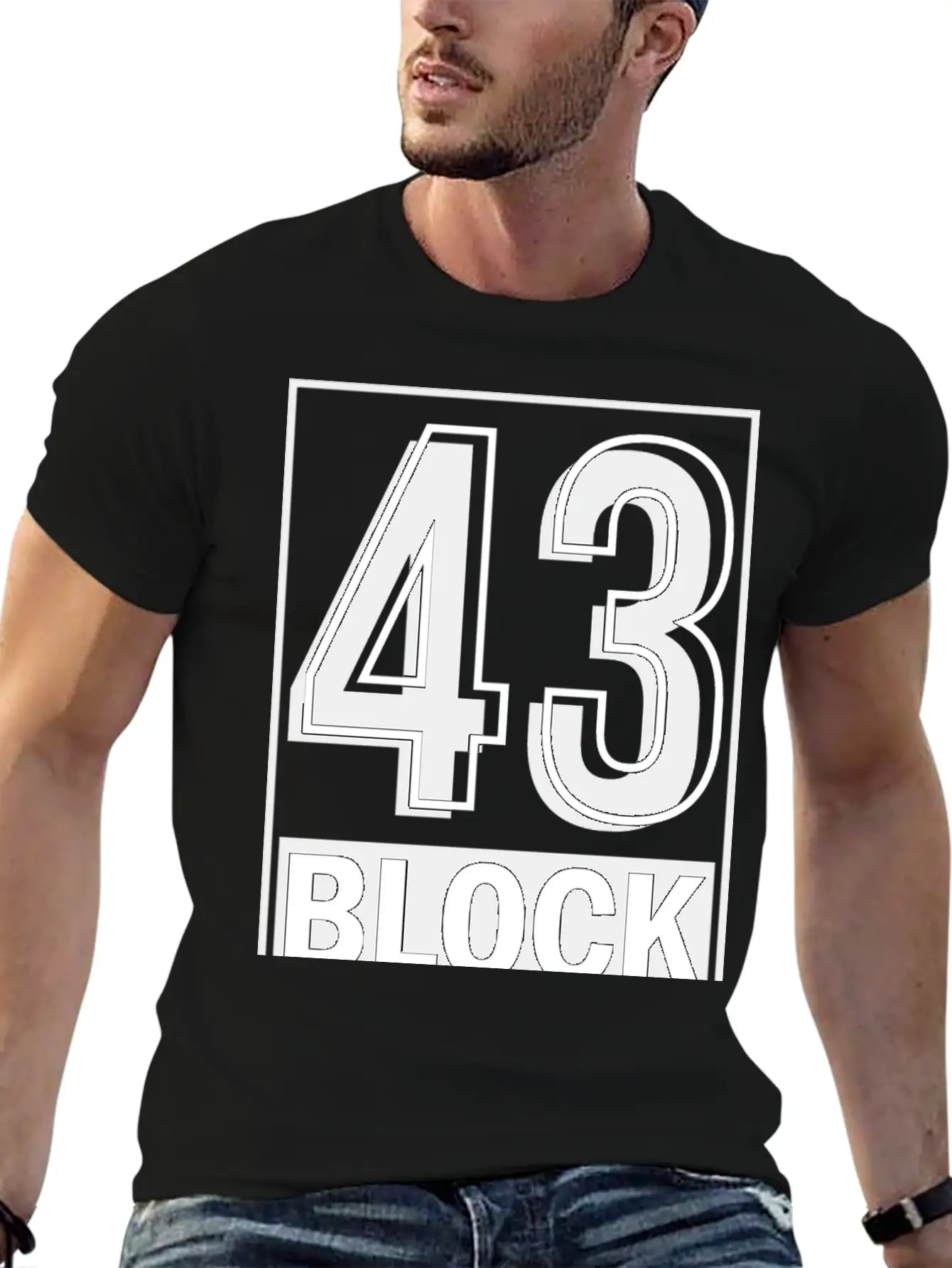 Block 43 Unisex Casual T-Shirt – Clean Design For Daily Comfort