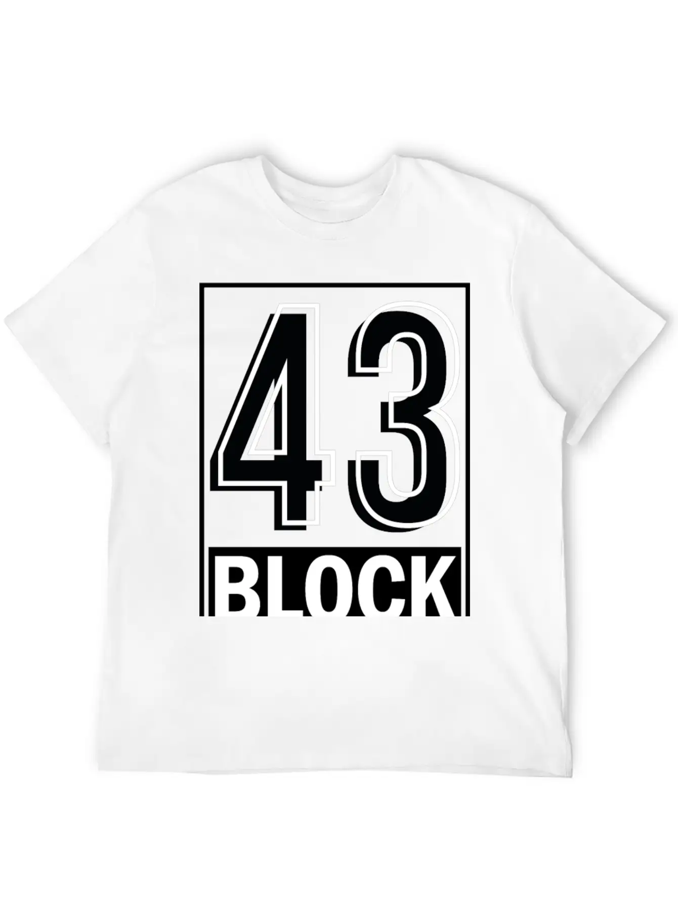 Block 43 Unisex Casual T-Shirt – Clean Design For Daily Comfort
