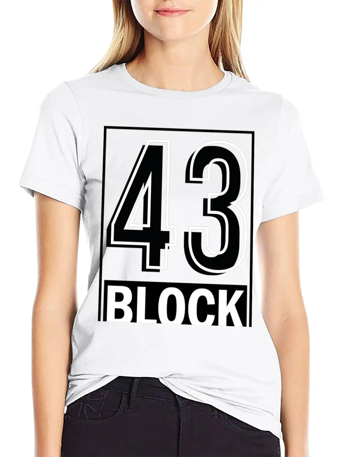 Block 43 Unisex Casual T-Shirt – Clean Design For Daily Comfort