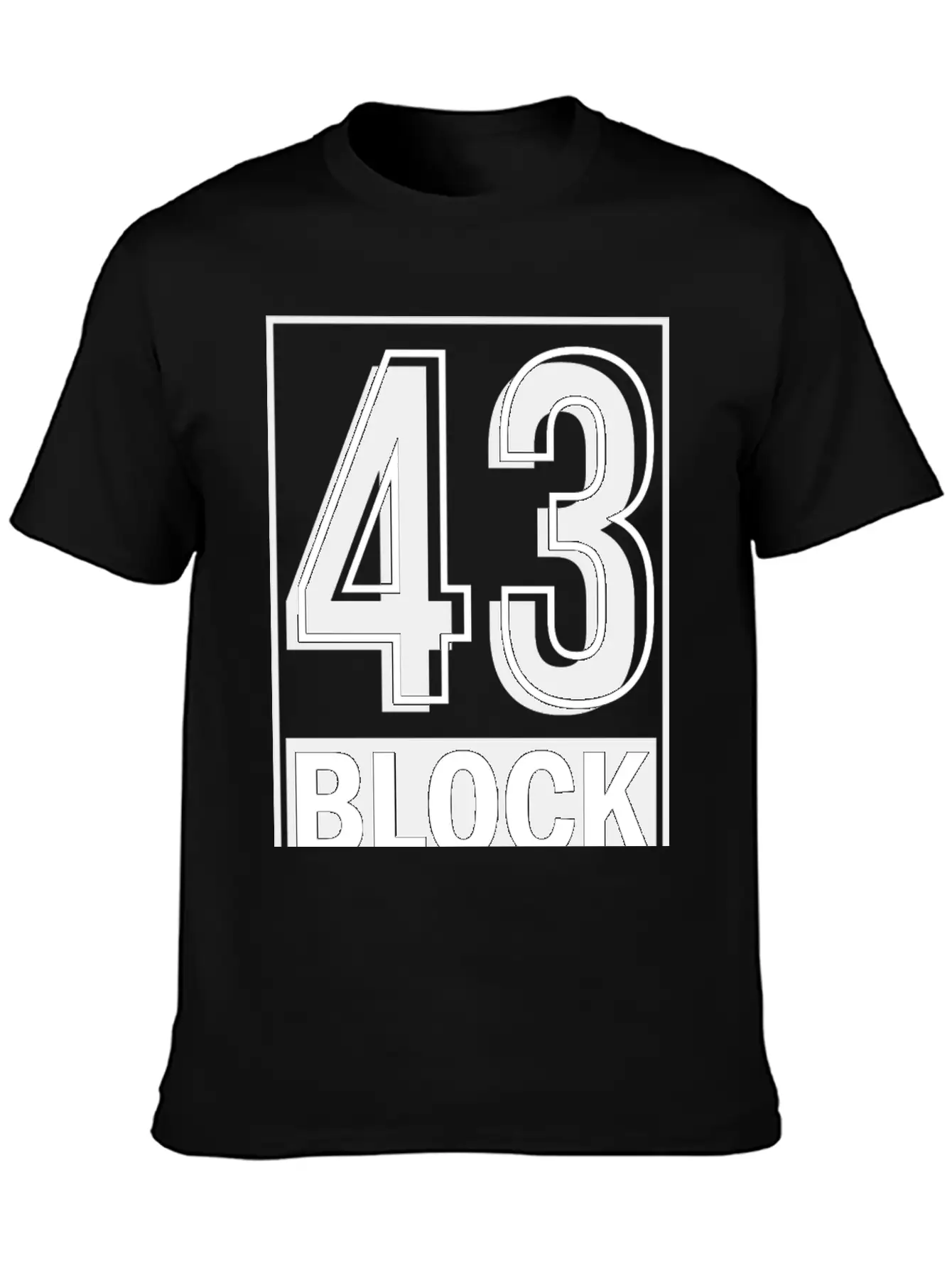 Block 43 Unisex Casual T-Shirt – Clean Design For Daily Comfort