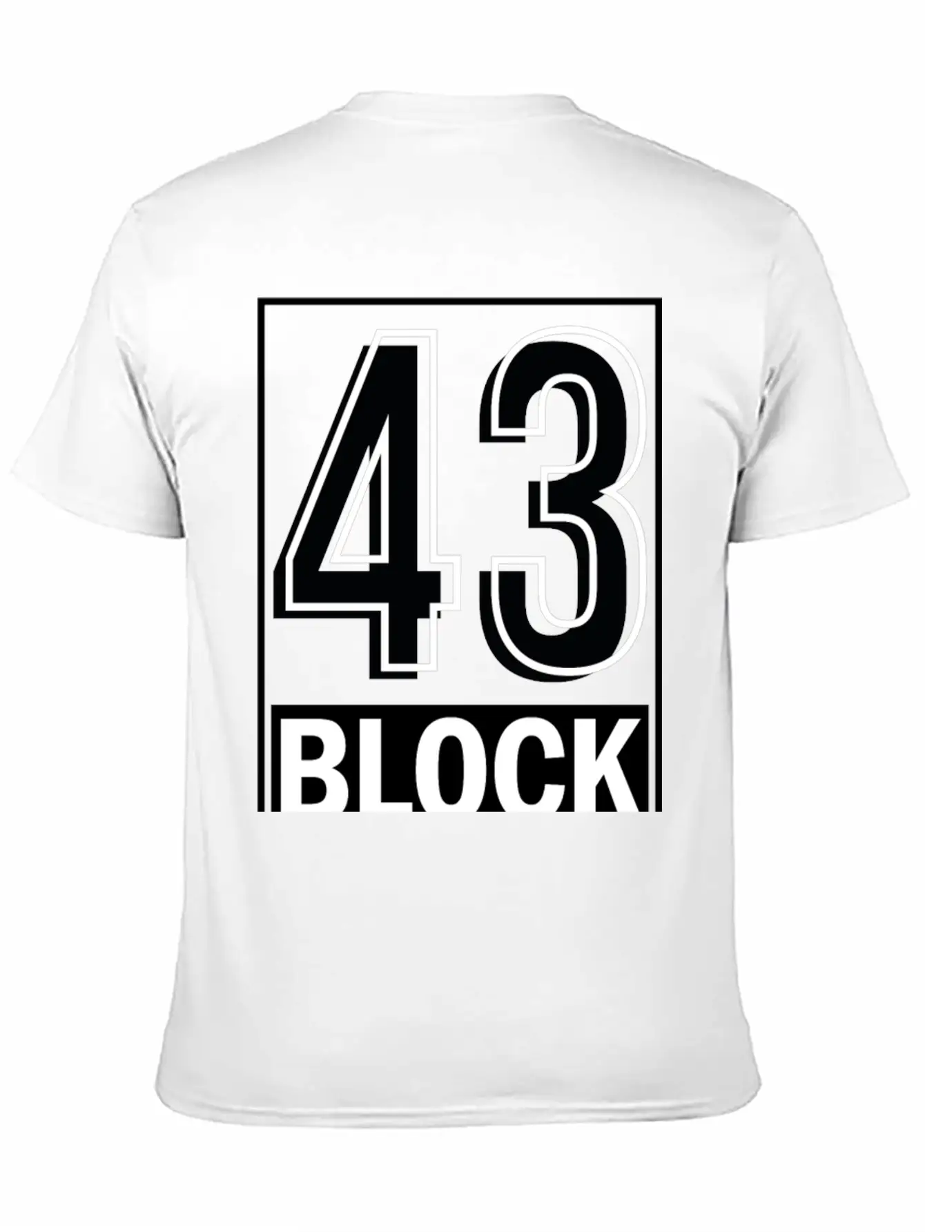 Block 43 Unisex Casual T-Shirt – Clean Design For Daily Comfort