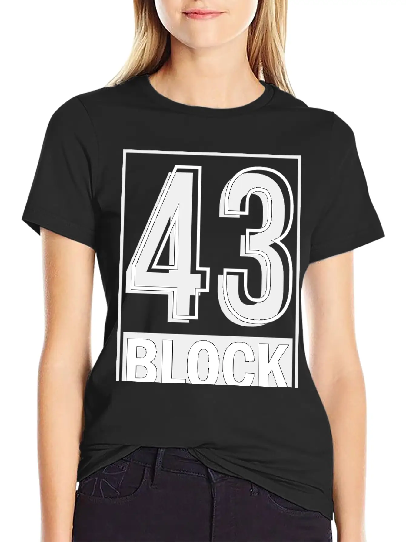Block 43 Unisex Casual T-Shirt – Clean Design For Daily Comfort