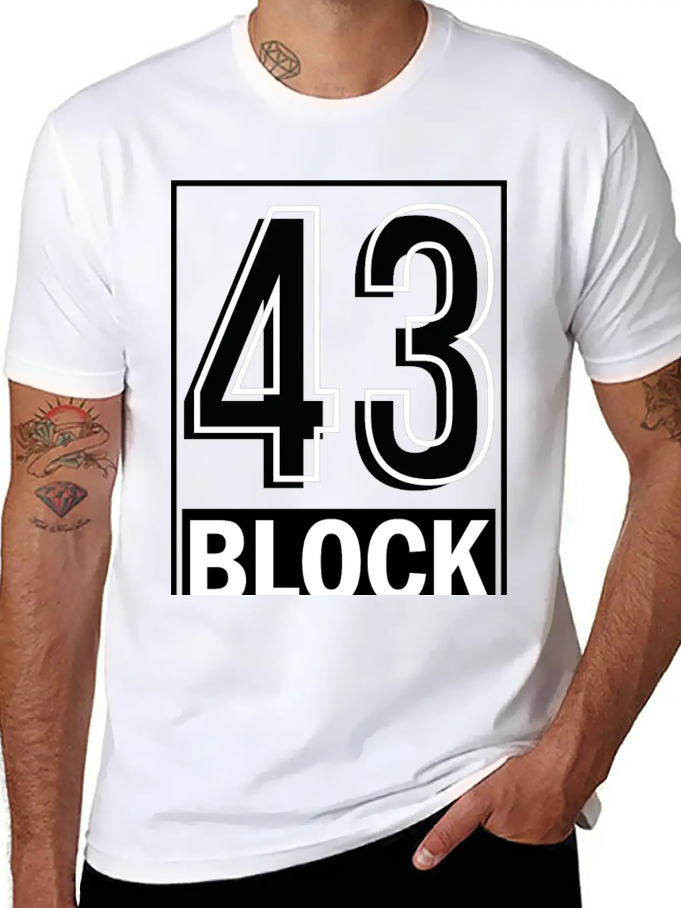 Block 43 Unisex Casual T-Shirt – Clean Design For Daily Comfort