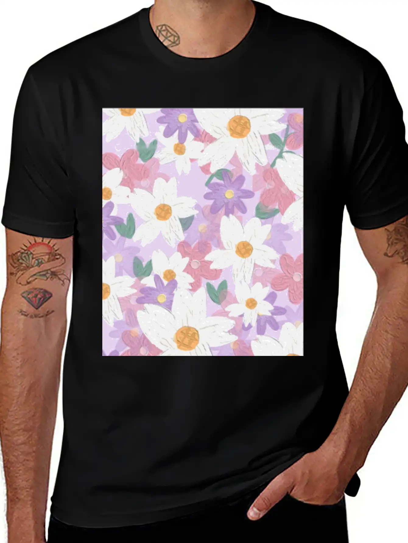 Blossom Flower Unisex Casual T-Shirt – Clean Design For Daily Comfort