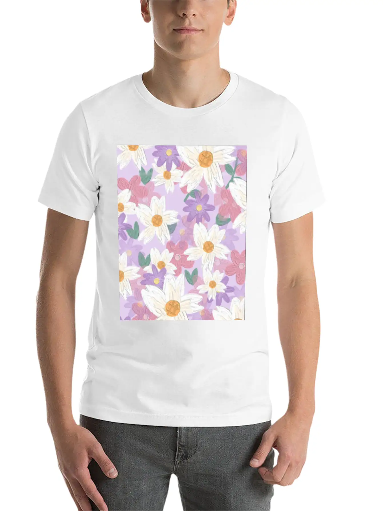 Blossom Flower Unisex Casual T-Shirt – Clean Design For Daily Comfort