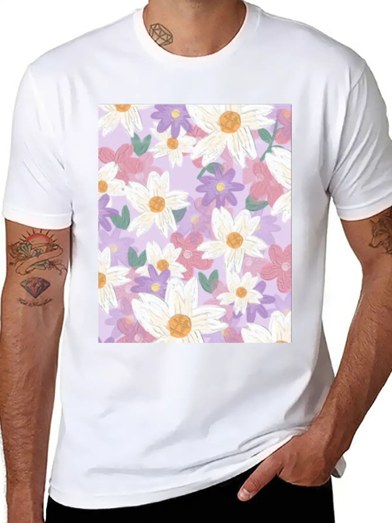 Blossom Flower Unisex Casual T-Shirt – Clean Design For Daily Comfort