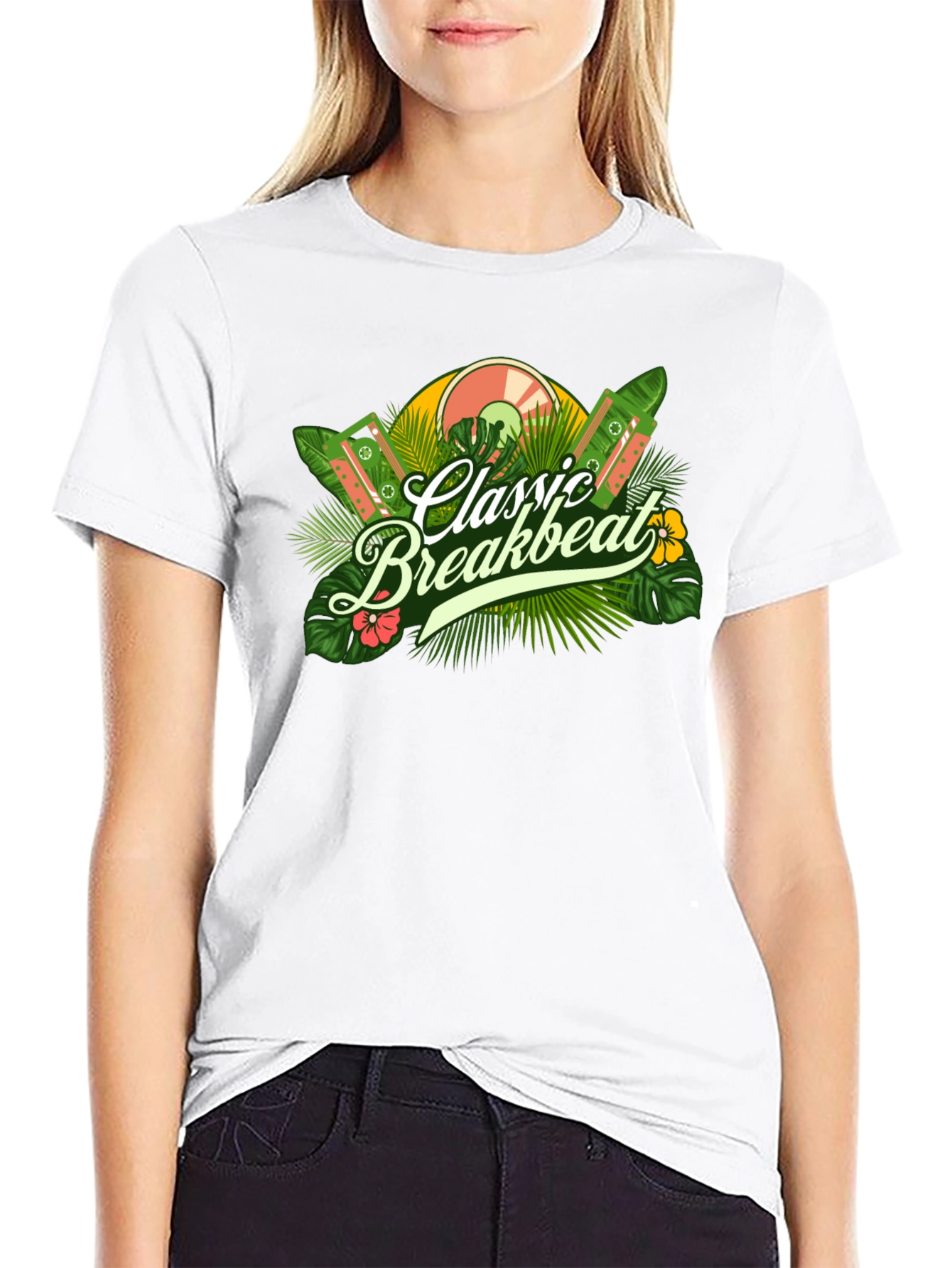 Classic Breakbeat Tropical Graphic Tee