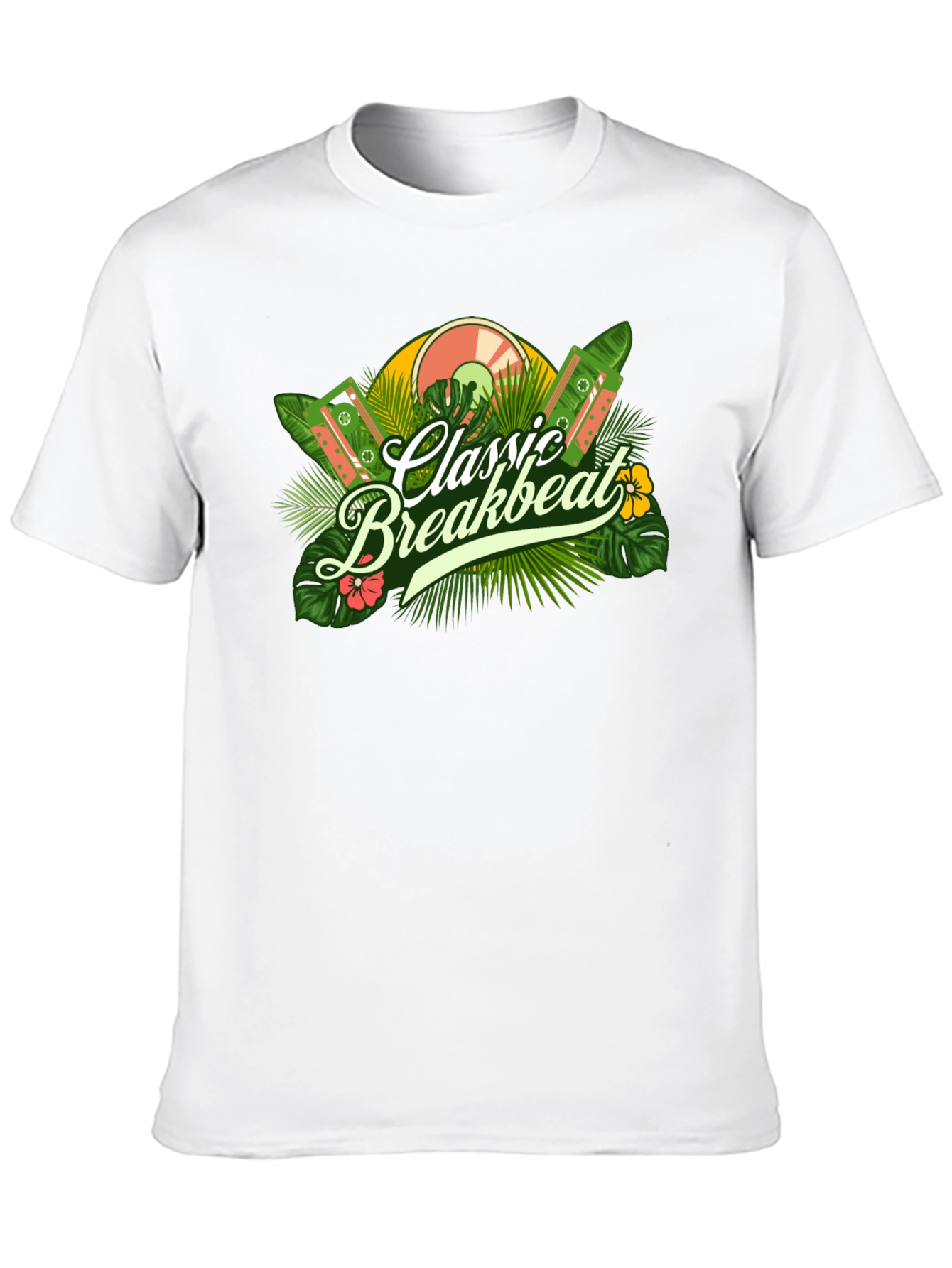 Classic Breakbeat Tropical Graphic Tee