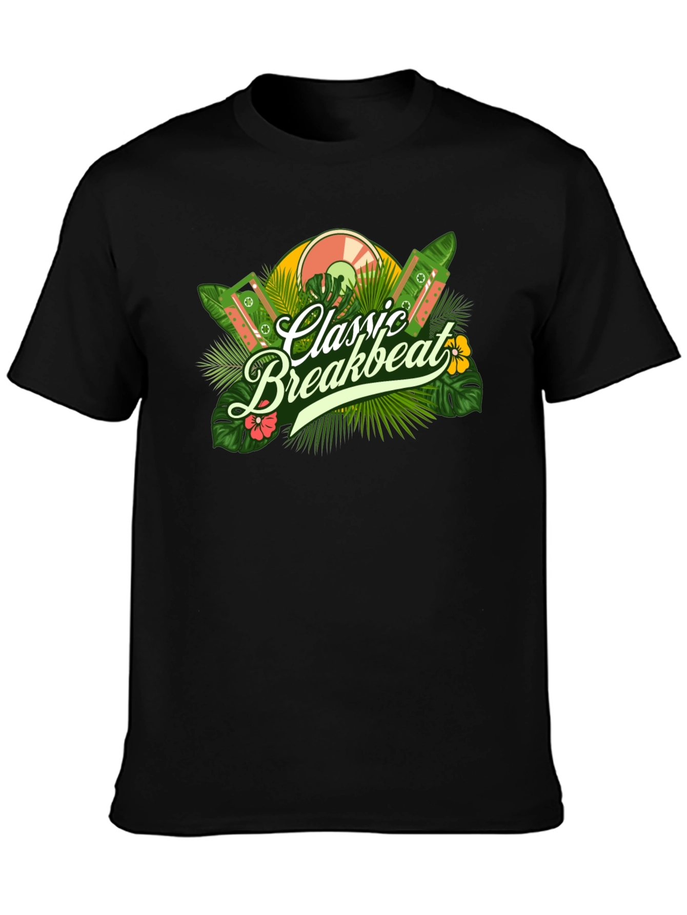 Classic Breakbeat Tropical Graphic Tee