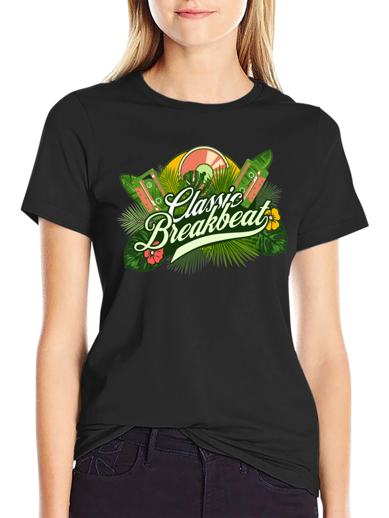 Classic Breakbeat Tropical Graphic Tee